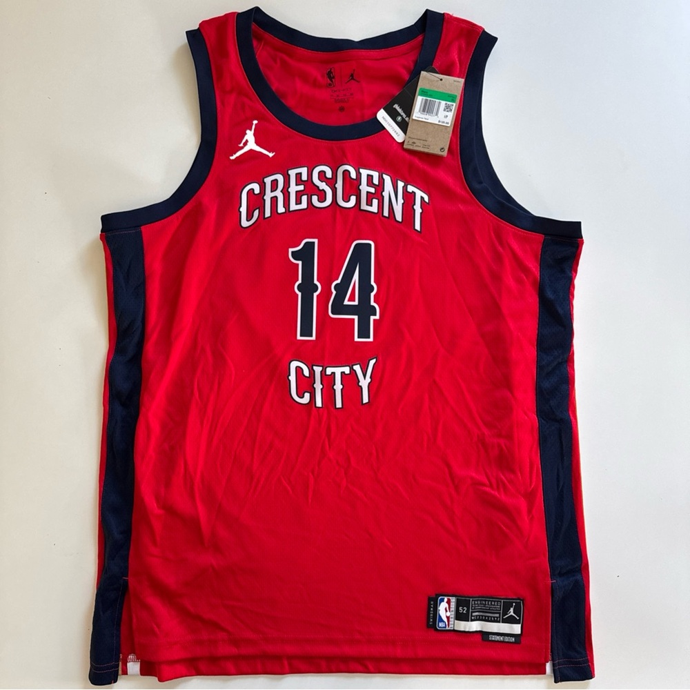 New Orleans Pelicans Brandon Ingram #14 Crescent City Nike Statement Edition XL